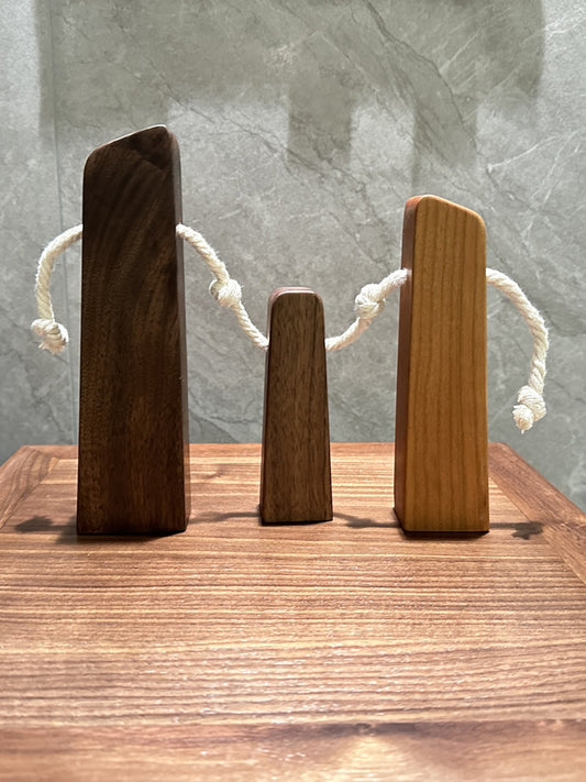 Wooden Sculpture Representing a Family or Couple